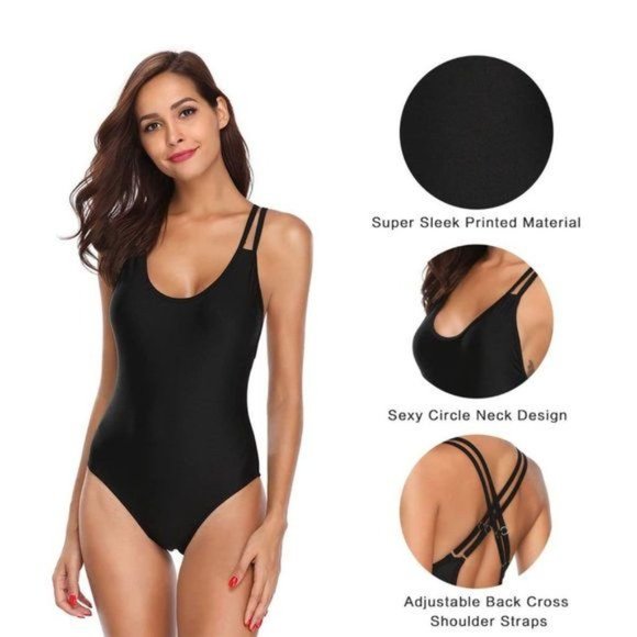MARINAVIDA Strappy Back One Piece Swimsuit M - Picture 7 of 7